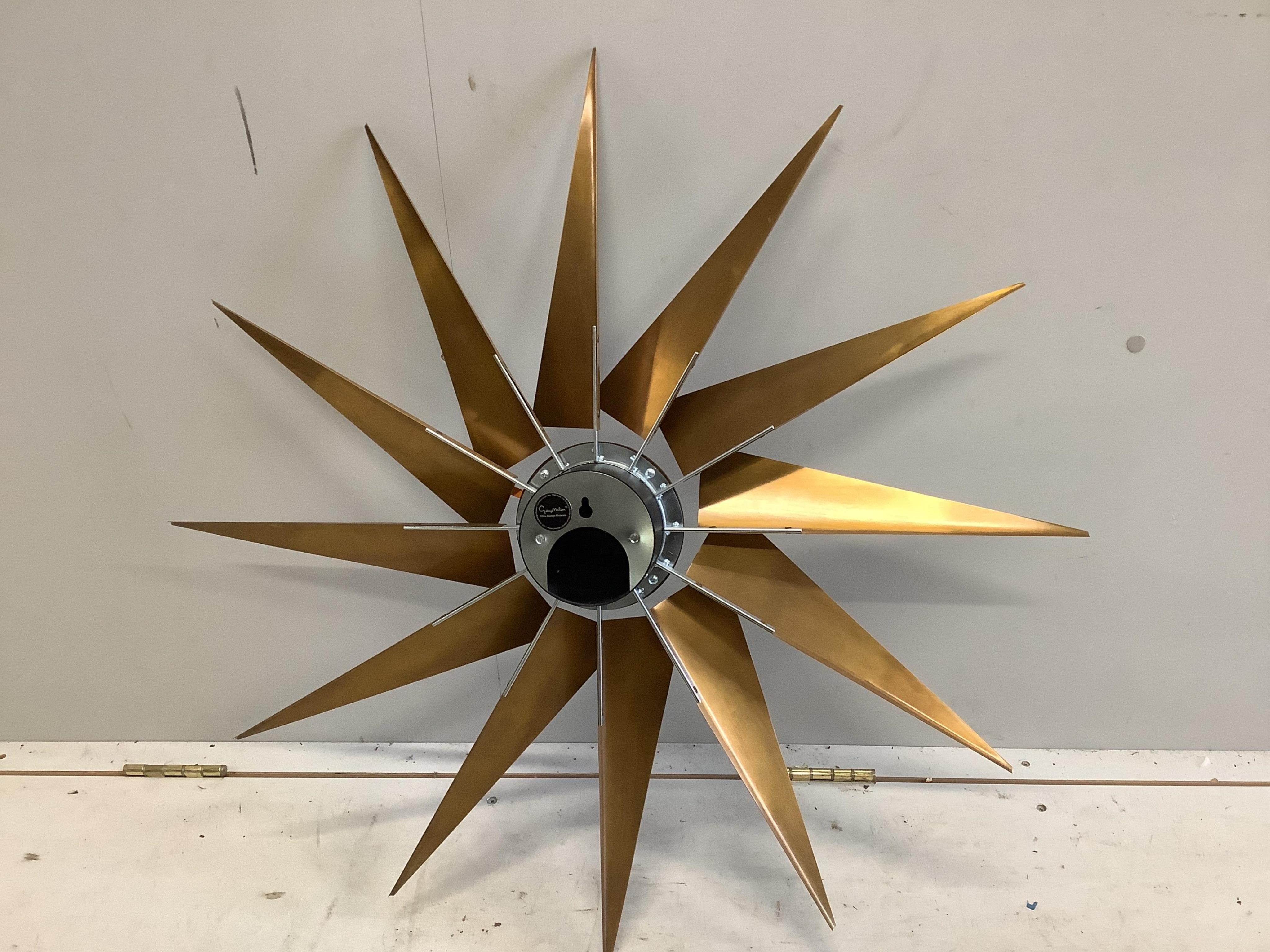 A George Nelson starburst clock, diameter 76cm. Condition - fair